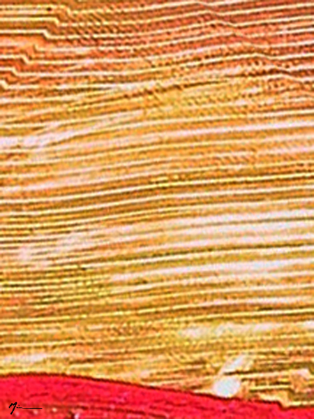 Martian Sandstorm (Michael Liebhaber, oil on panel, 9x12in, 2007)