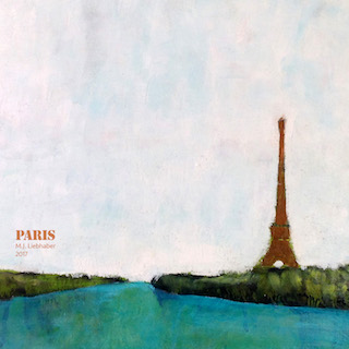 Paris and eiffel tower